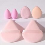bundle of 5 mixed blending sponges and powder puff